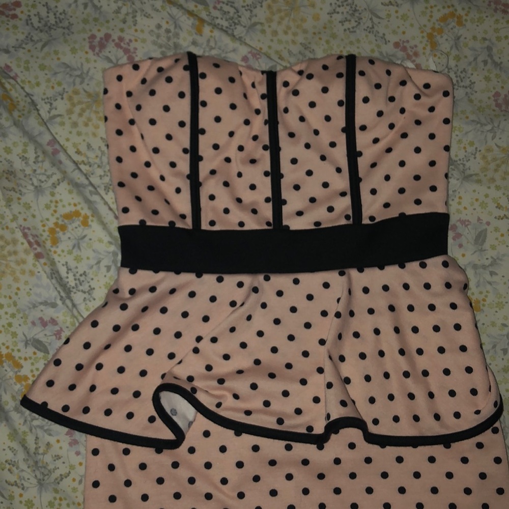 Pink Polka Dot Dress
